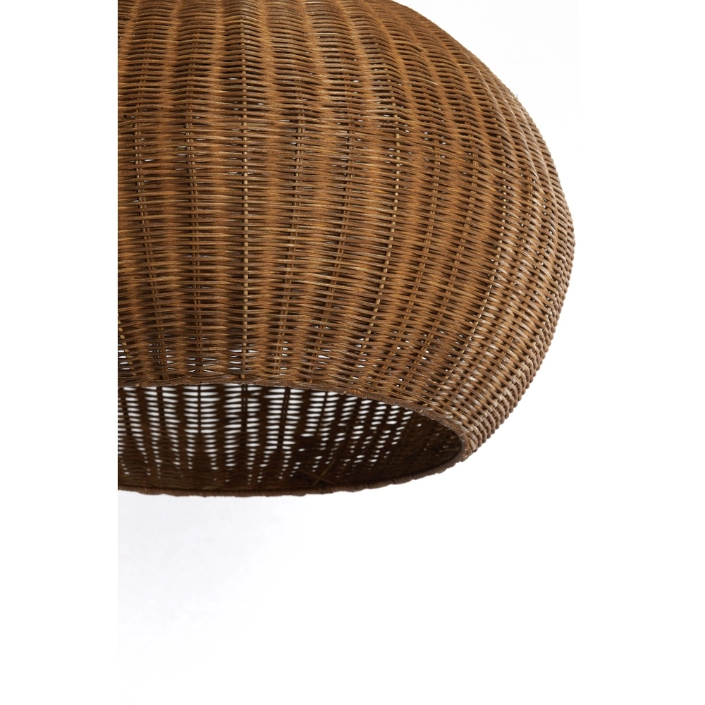 Rattan-Pendellampe Melzor Ø 55 cm – dunkelbraun Light & Living 8717807820572