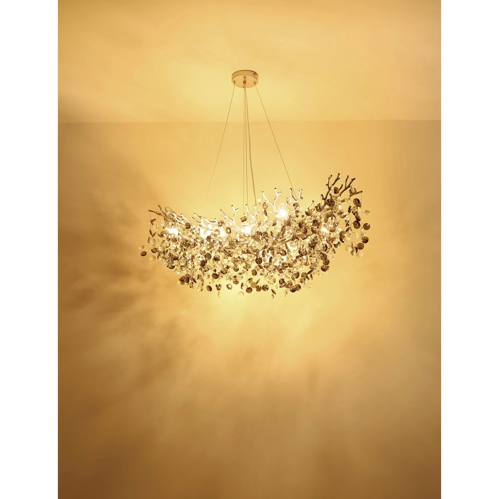 Pendellampe Queena Silbergrau 100cm Globo 9007371531691