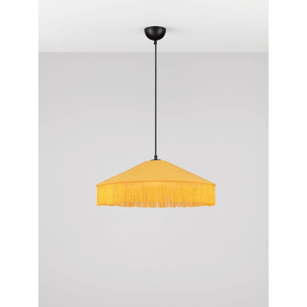Tiffany-Pendellampe Velvy Gelb Lyora 5212017493774