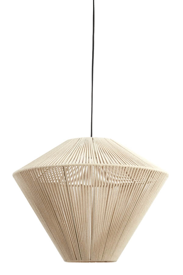 Pendelleuchte japandi Felida Ø 53cm creme Light & Living 8717807694357
