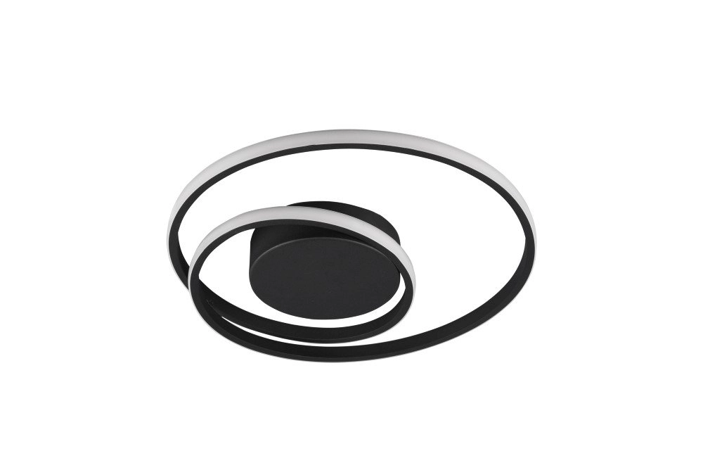 Deckenleuchte Zibal Ø 39 cm schwarz Trio 4017807442137