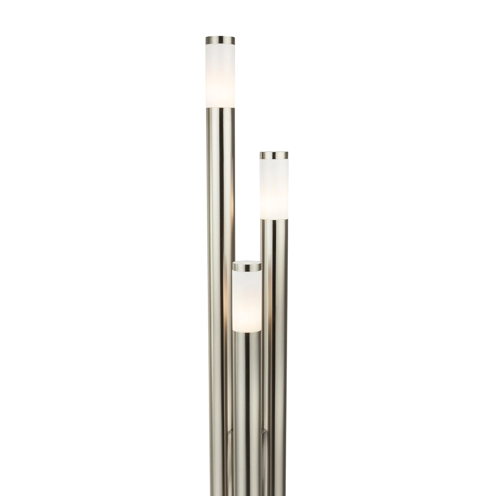 3-Licht-Gartenlampe Boston Edelstahl Globo 9007371108145