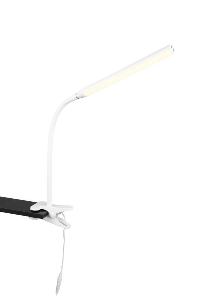 Klemm-Schreibtischlampe Nevada flexibel - weiß Trio 4017807618150