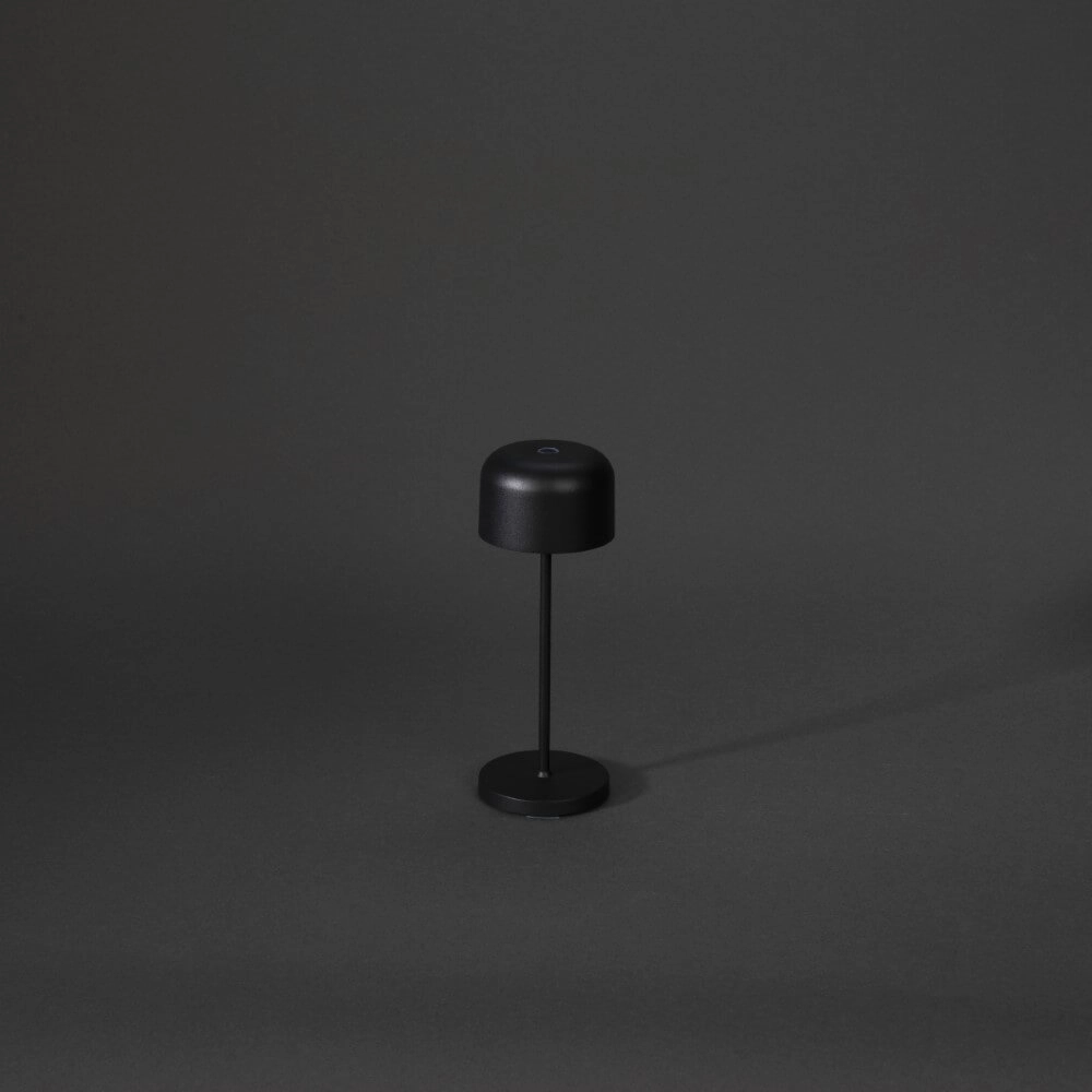 Wiederaufladbare Tischlampe Lille mini Schwarz KonstSmide 7318307835755