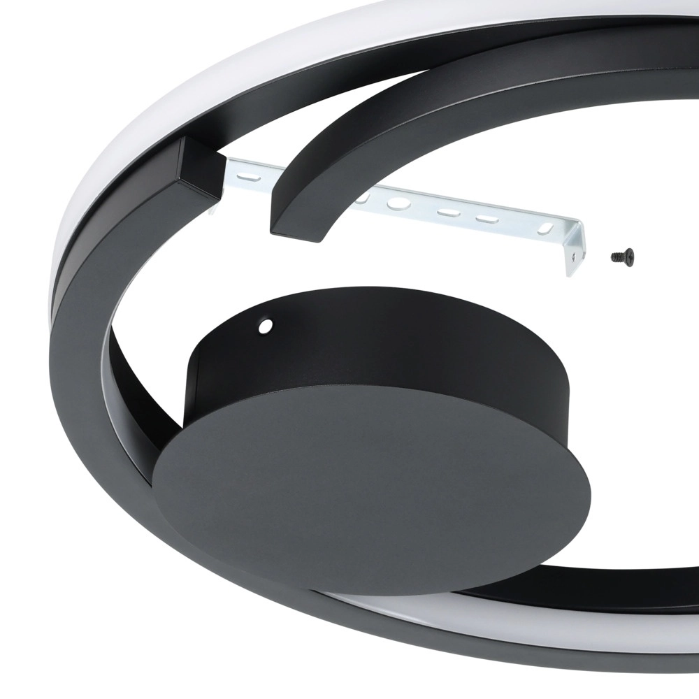 Deckenlampe Mezzomonte schwarz Eglo 9008606360185