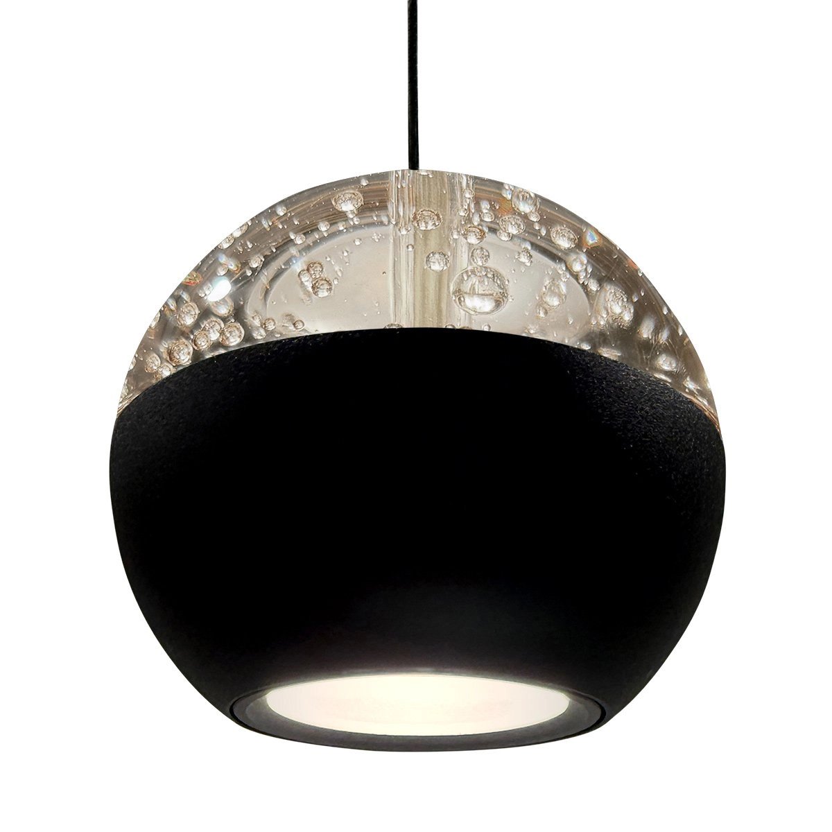 Esstisch-Pendellampe 115 cm Belluno 8-Licht-LED – Schwarz Steinhauer 8712746184020