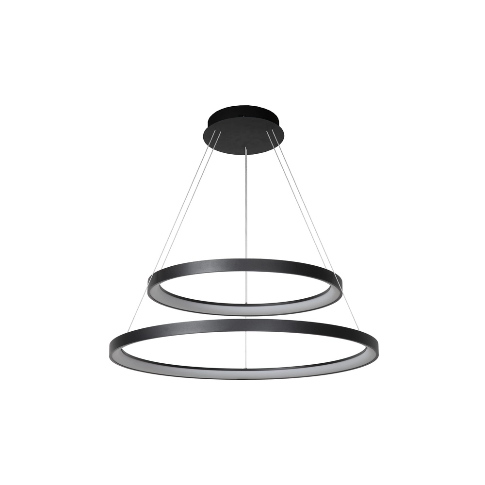 Schwarze Pendellampe Vidal Ø 78 cm schlankes Design Premium by Lucide 5411212460936