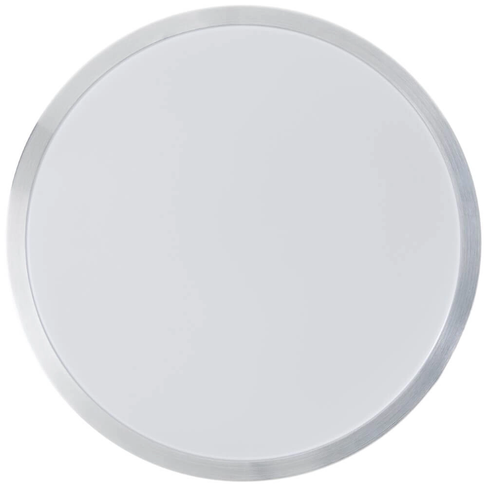 Deckenleuchte aus Nickel Livius mit weiß Ø 33cm Brilliant 4004353426476