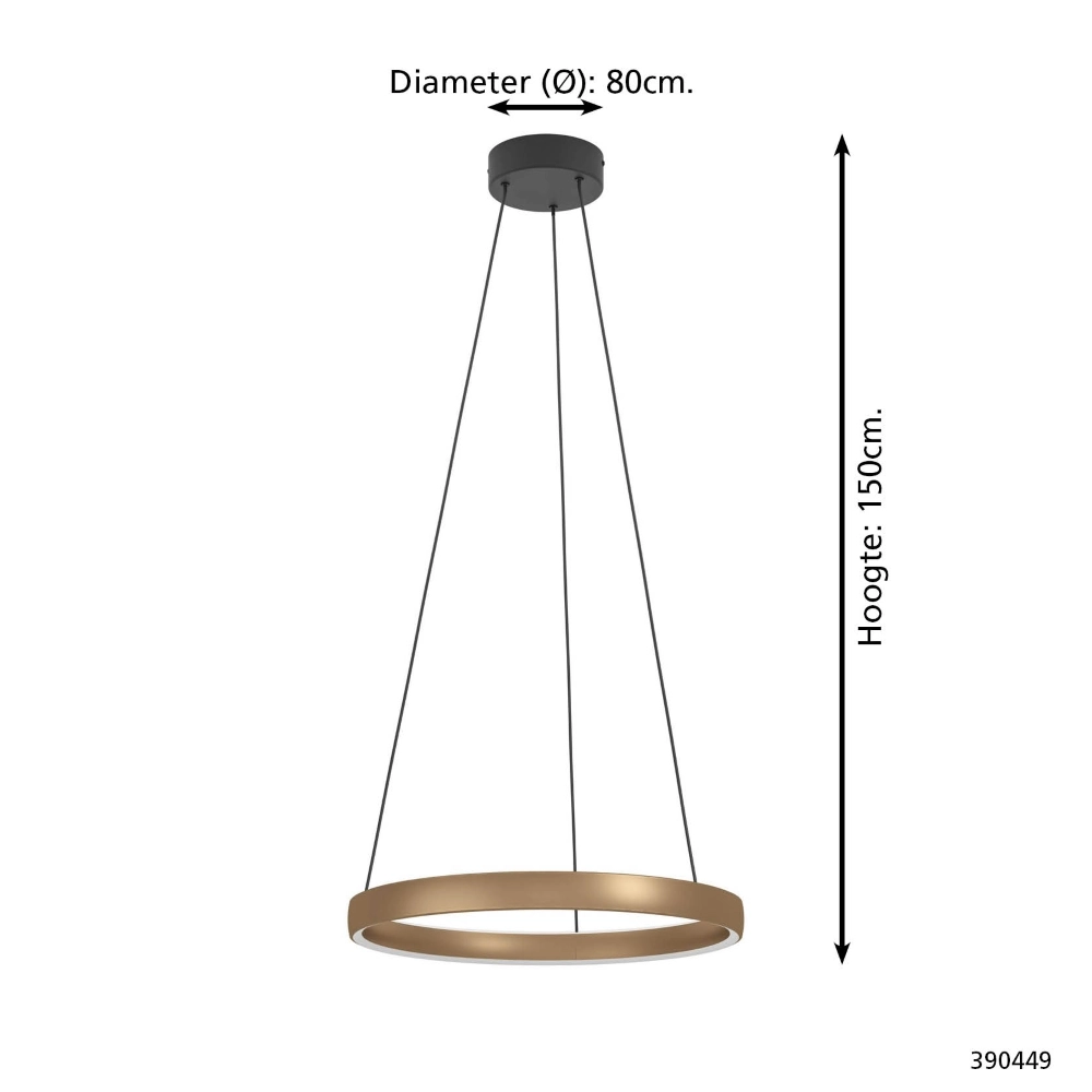 Pendellampe Trabuco Ø 80cm Sensorsteuerung Stars of Light 9008606359943