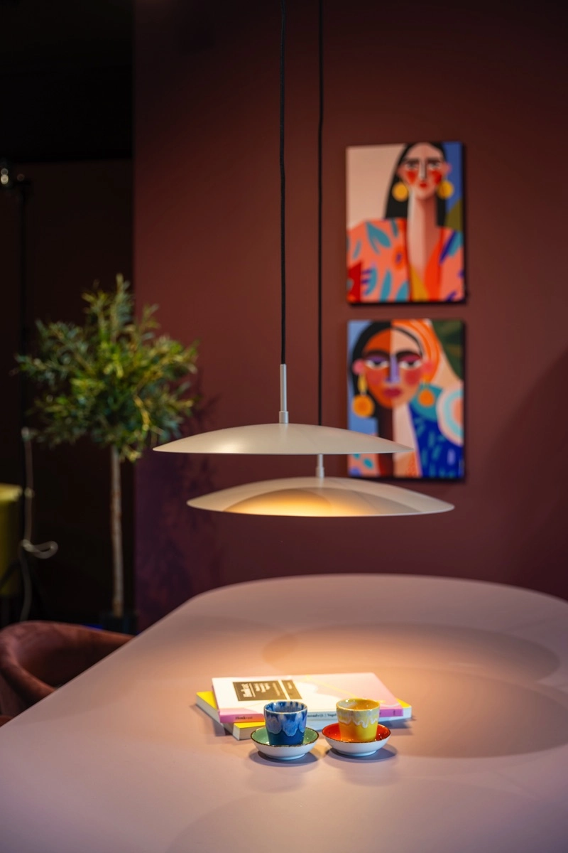 Elegante Pendellampe Sanne Ø 40cm – Sand ETH 8720195311010
