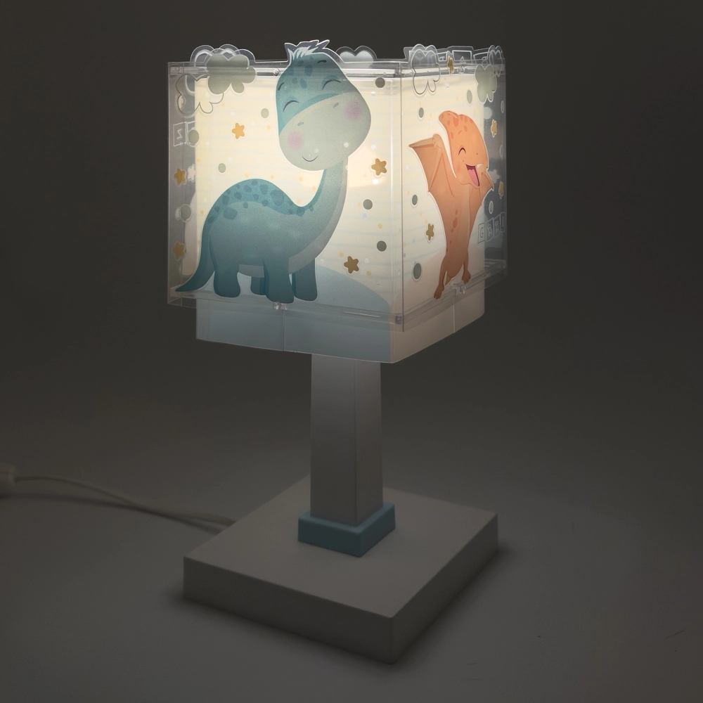 Tischlampe Baby Dinos blau Dalber 8420406634517