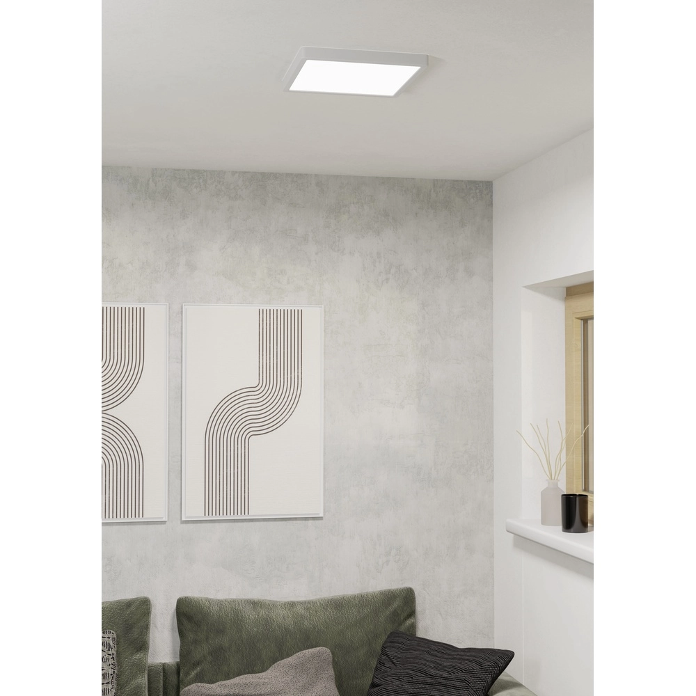LED-Deckenlicht Fueva 6 Quadrat – Weiß – 29x29 cm Eglo 9008606330201