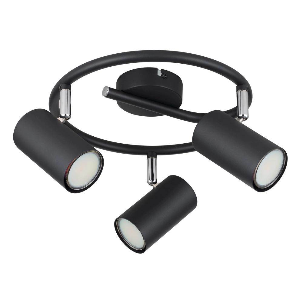 3-Licht Deckenlampe Allvi Schwarz Globo 9007371448760