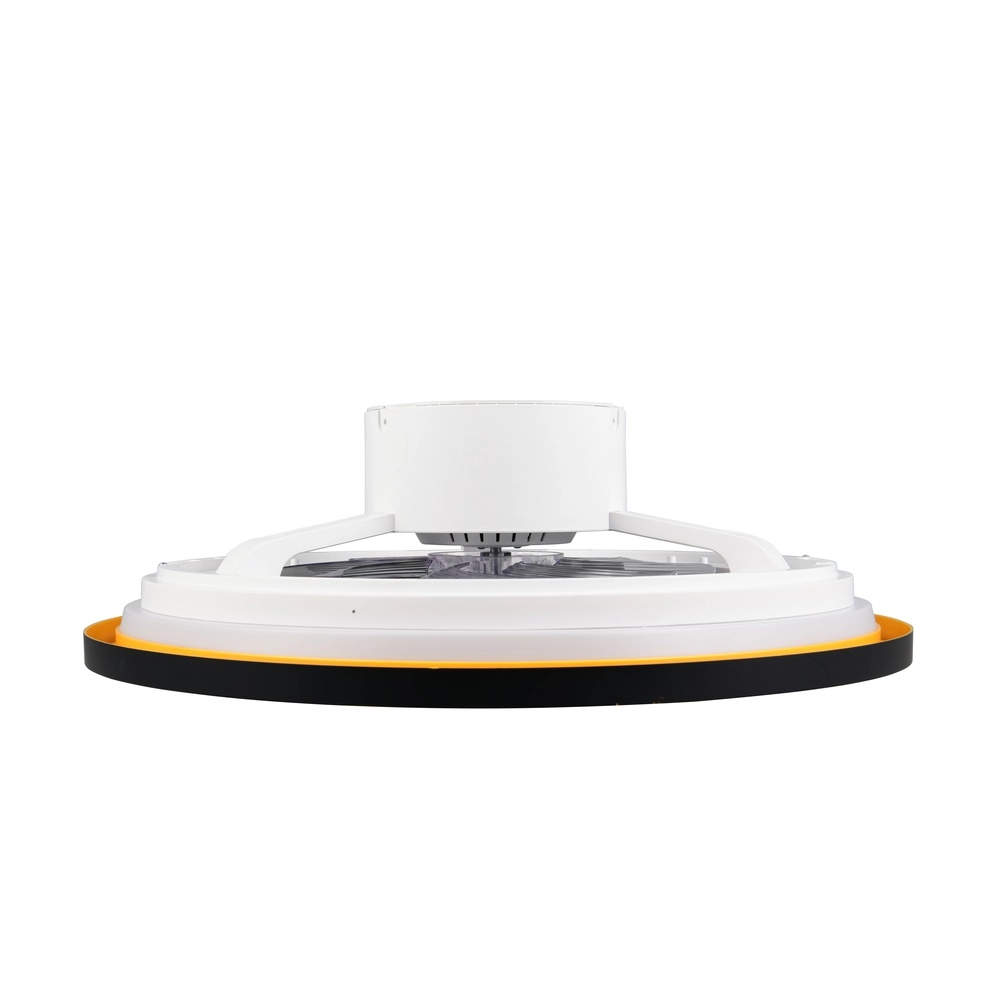 Deckenventilator Varpula Schwarz mit Gold Trio 4017807688597