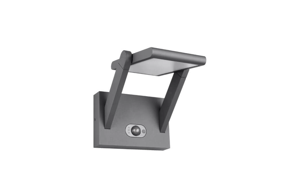 Hybrid-Solar-Wandleuchte Malawi mit Sensor Trio 4017807622508