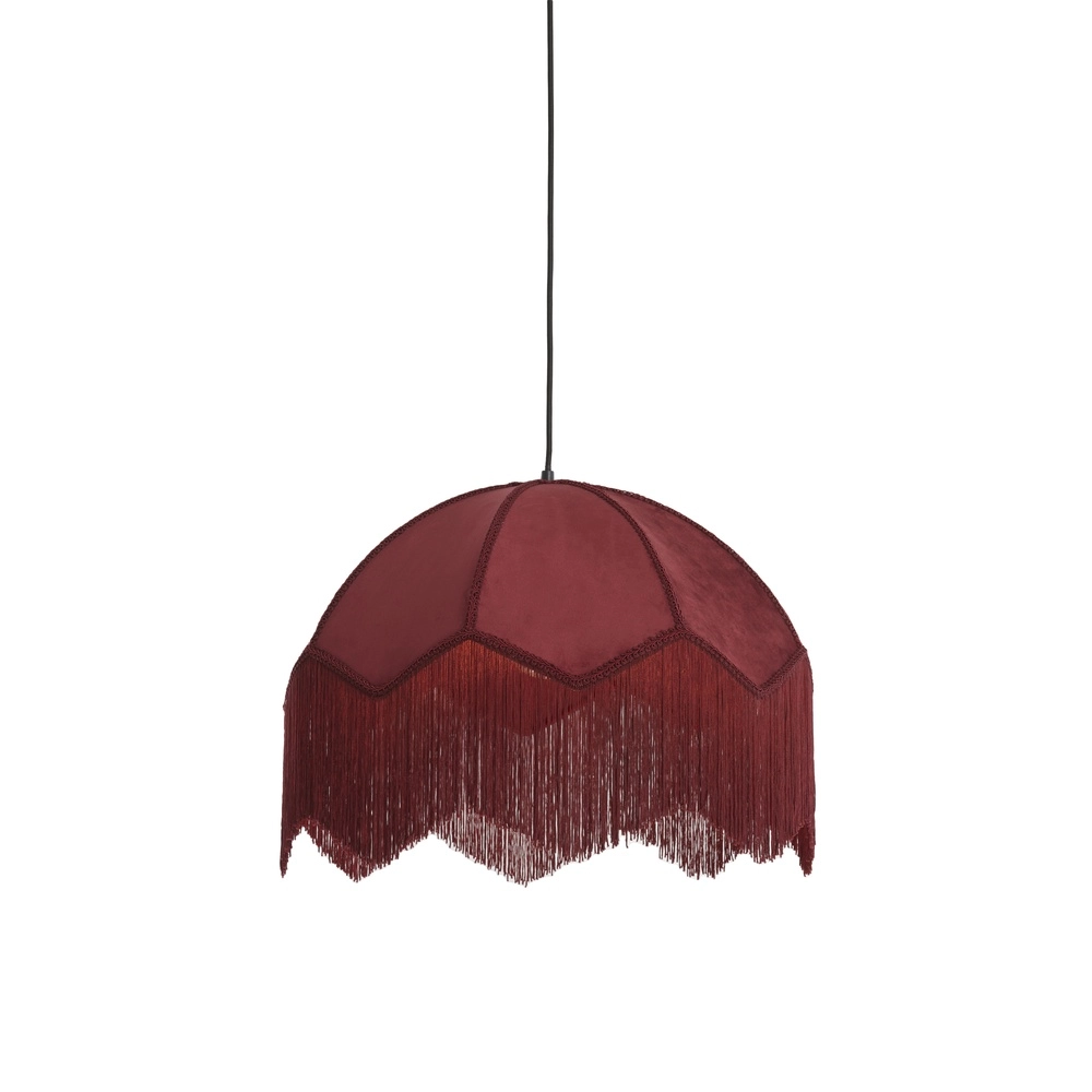 Pendellampe Malacia Ø 60cm – Samt-Bordeaux Light & Living 8717807759292