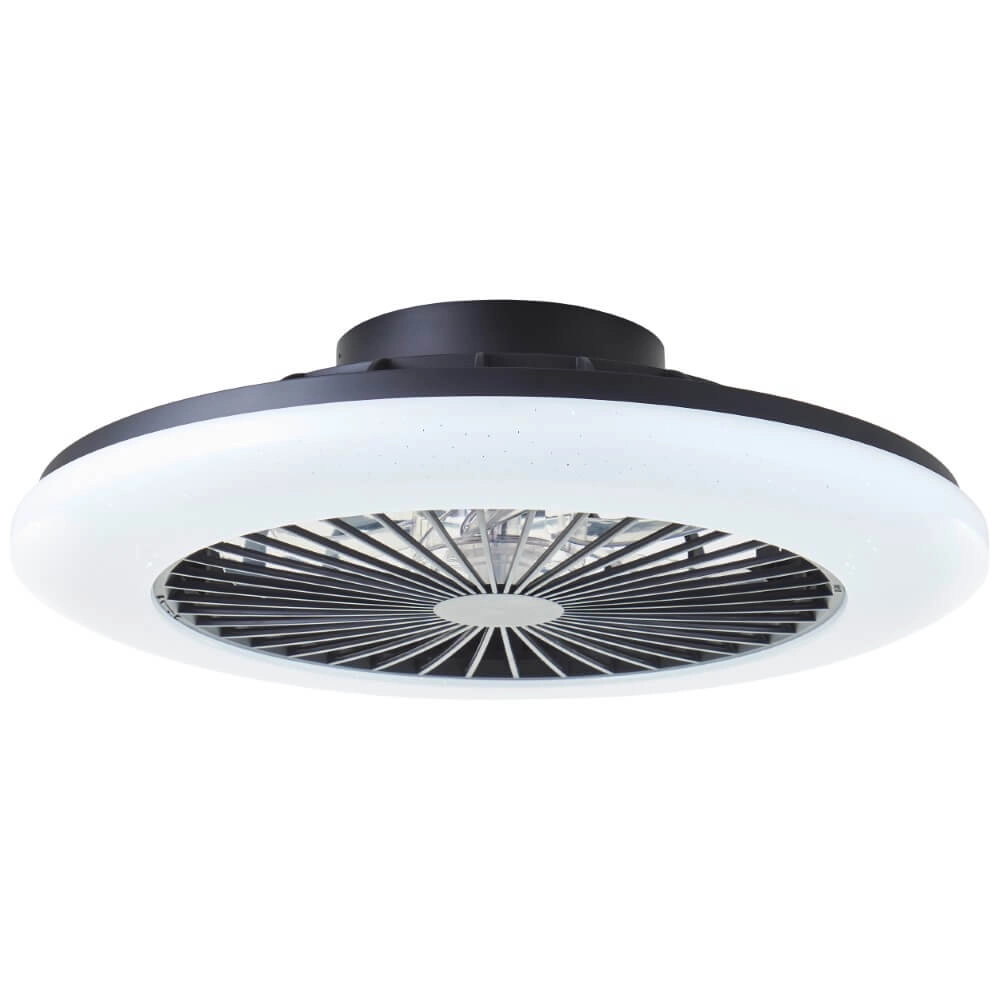 Schwarzer Fächer Salerno mit RGB-Funktion Brilliant 4004353435881