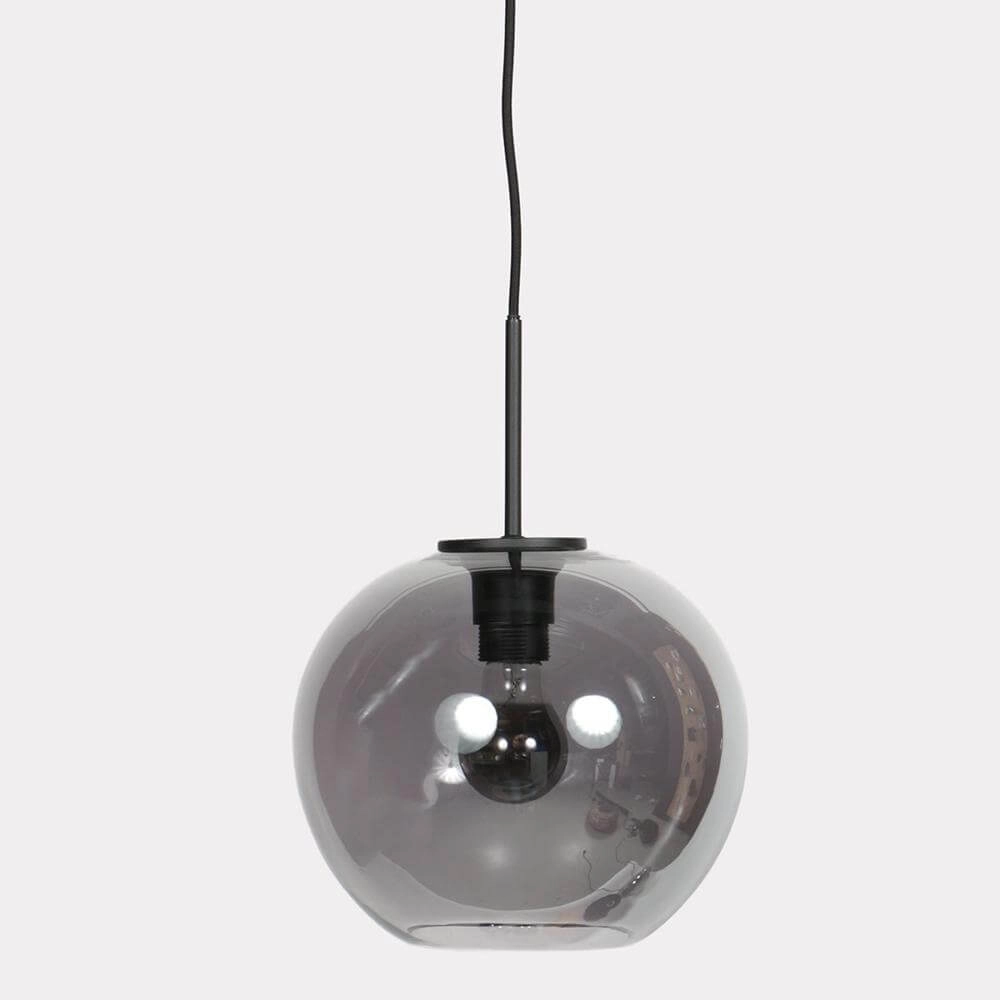 Pendelleuchte HaloSwap mit 1 Kugel Rauchglas Ø 25cm Steinhauer 8712746179743