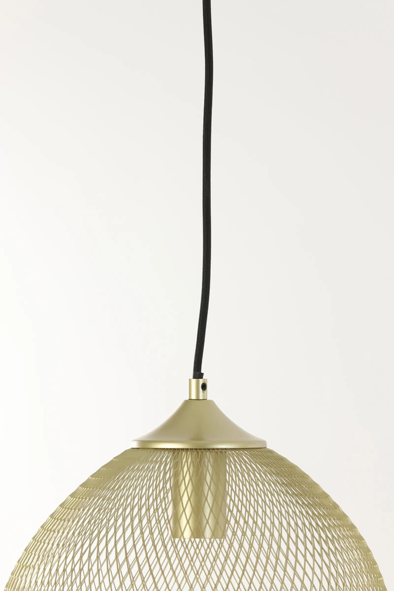 Goldene Pendelleuchte Moroc Ø 30cm Light & Living 8717807605209