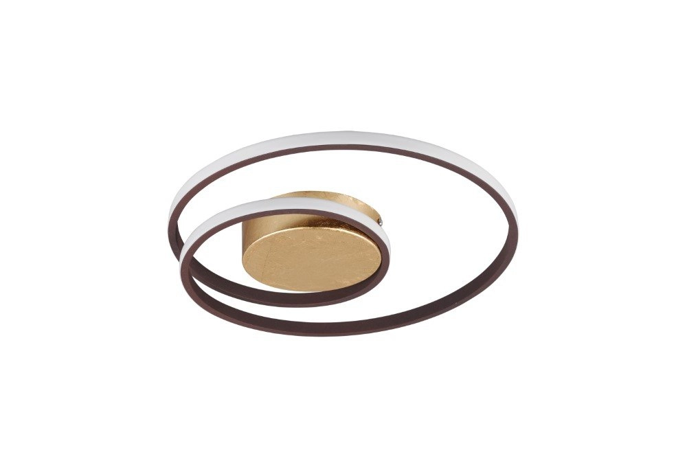 Rostbraune Deckenlampe Zibal Ø 39cm