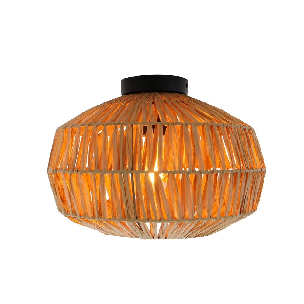 Deckenleuchte aus Rattan Sheldon Ø 38cm
