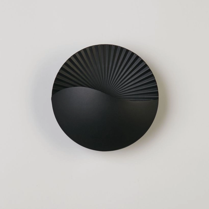 Moderne Wandleuchte Sunrise schwarz Lyora 5053423289038