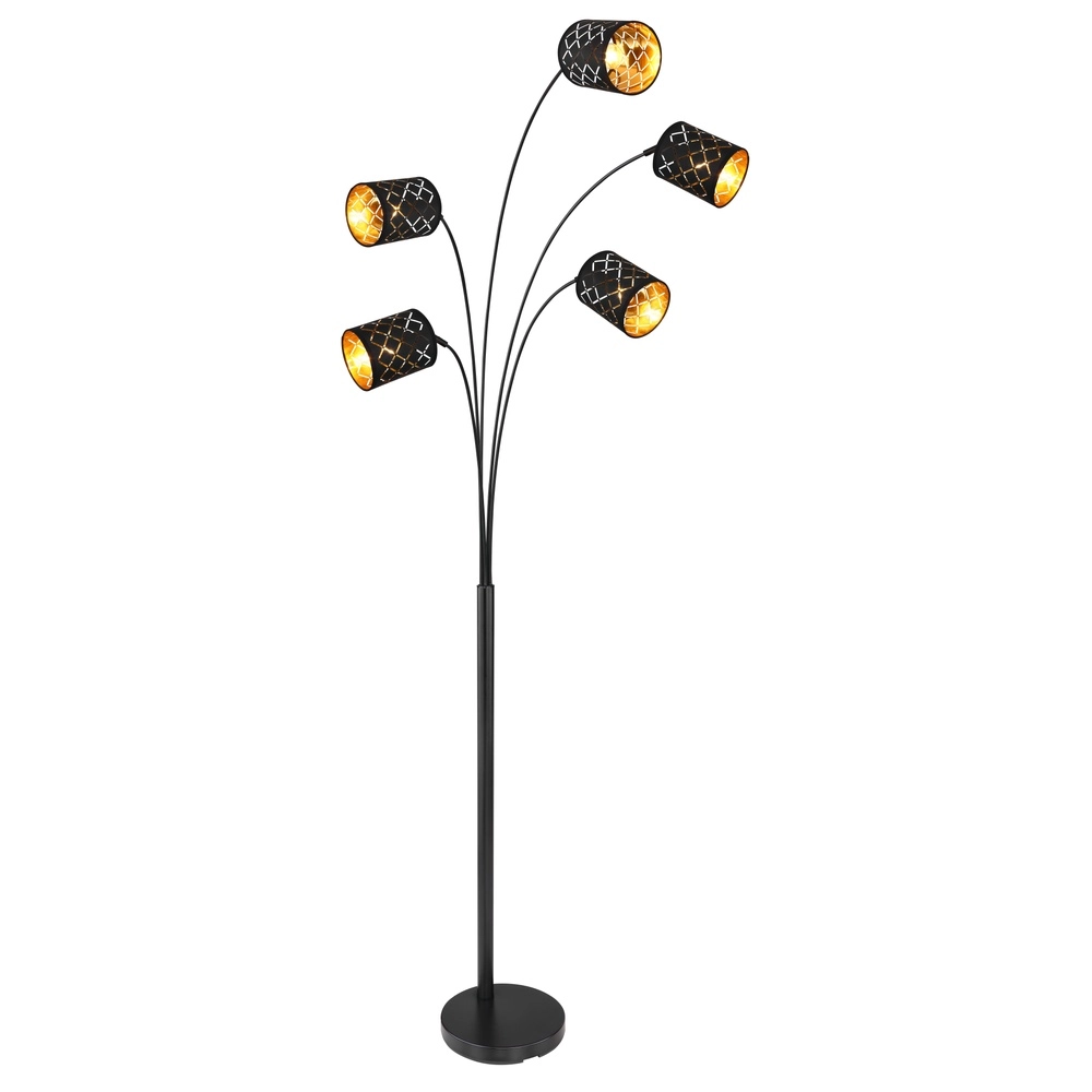 Stehlampe Clarke Schwarz Globo 9007371415953