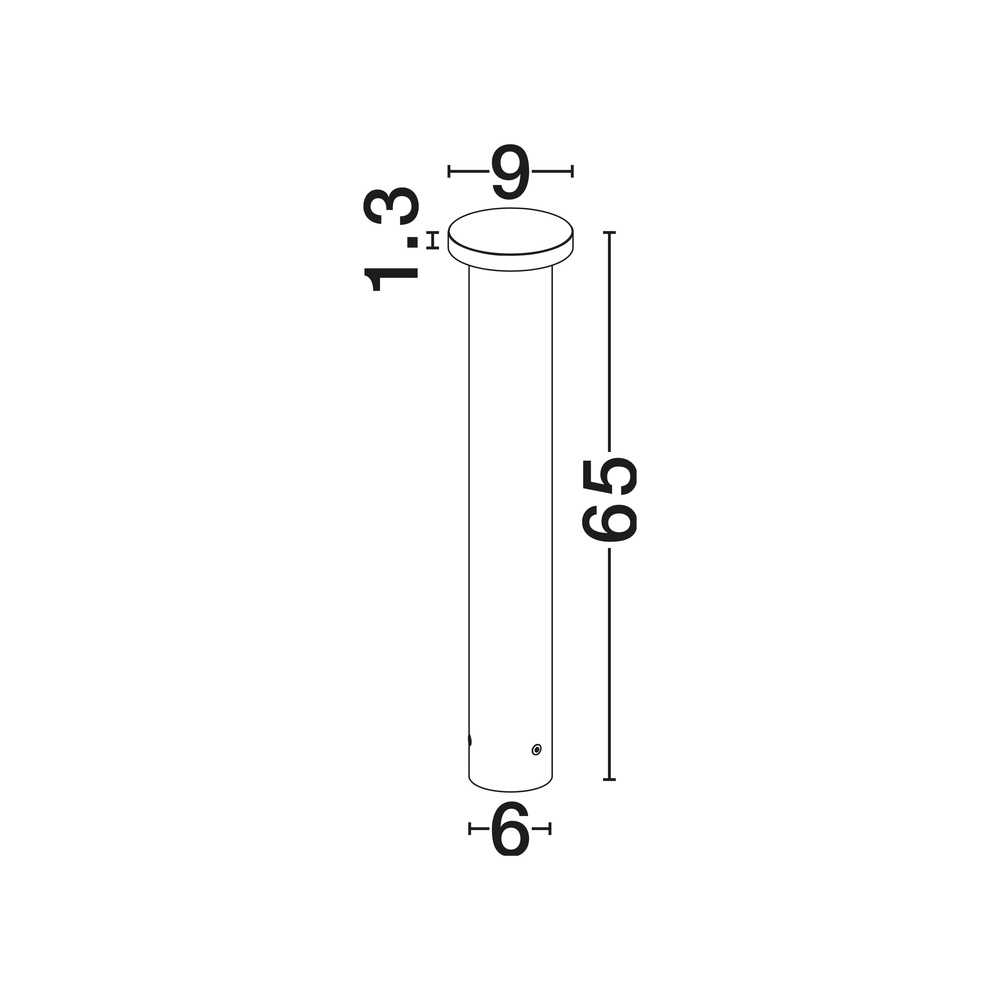 Moderne Wegbeleuchtung Bast Rostbraun 65 cm – 2700.000 km Lyora 5212017497673