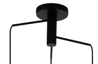 Pendelleuchte Mirtazza 3 Lichtschwarz mit Sahne Eglo 9002759990732