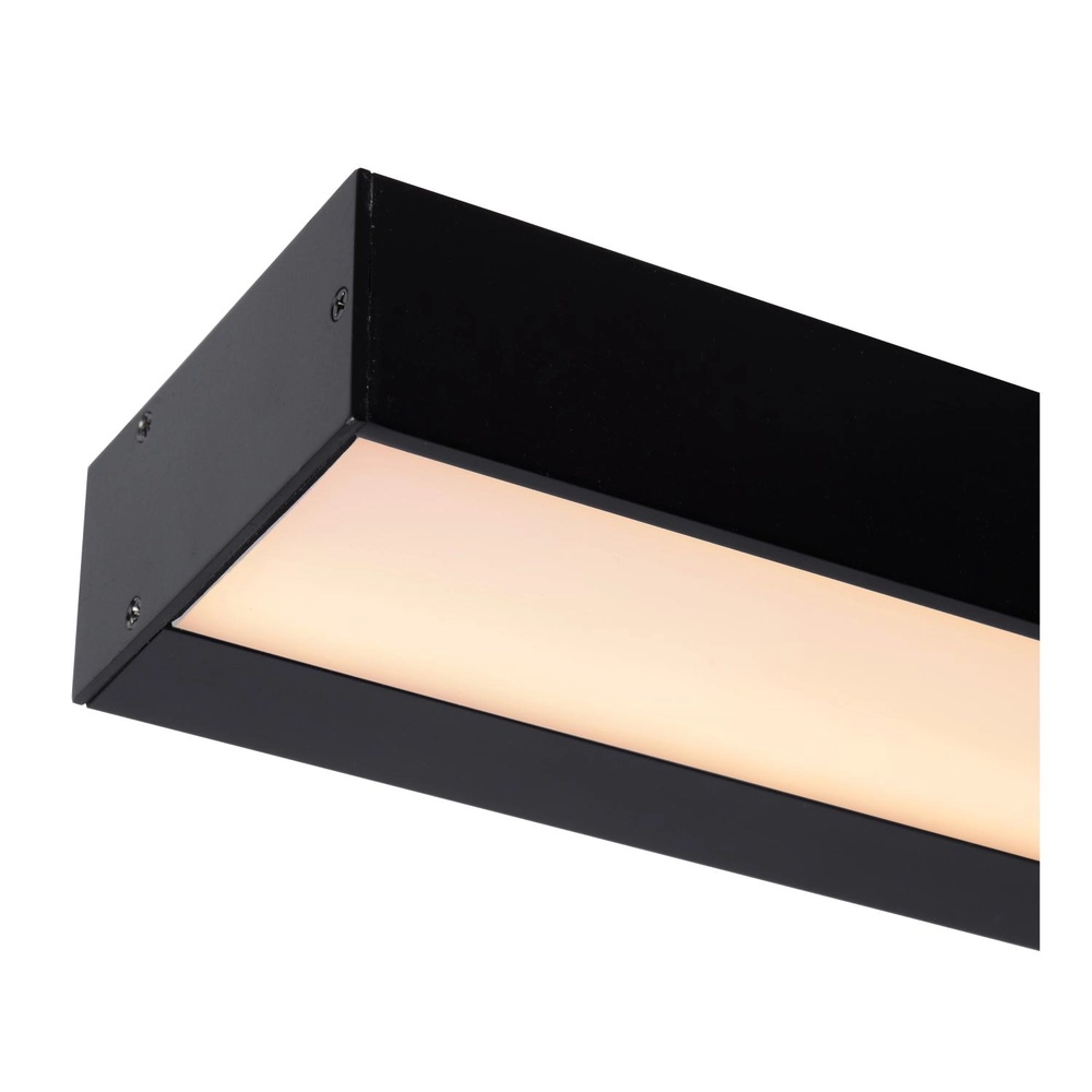 Wandlampe im Badezimmer Alexa 60 cm schwarz – IP44 – 8W Lucide 5411212040527