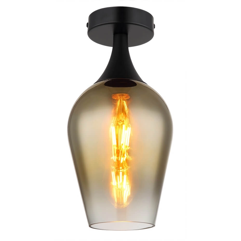 Deckenlampe Lavus grünes Glas Ø 15cm
