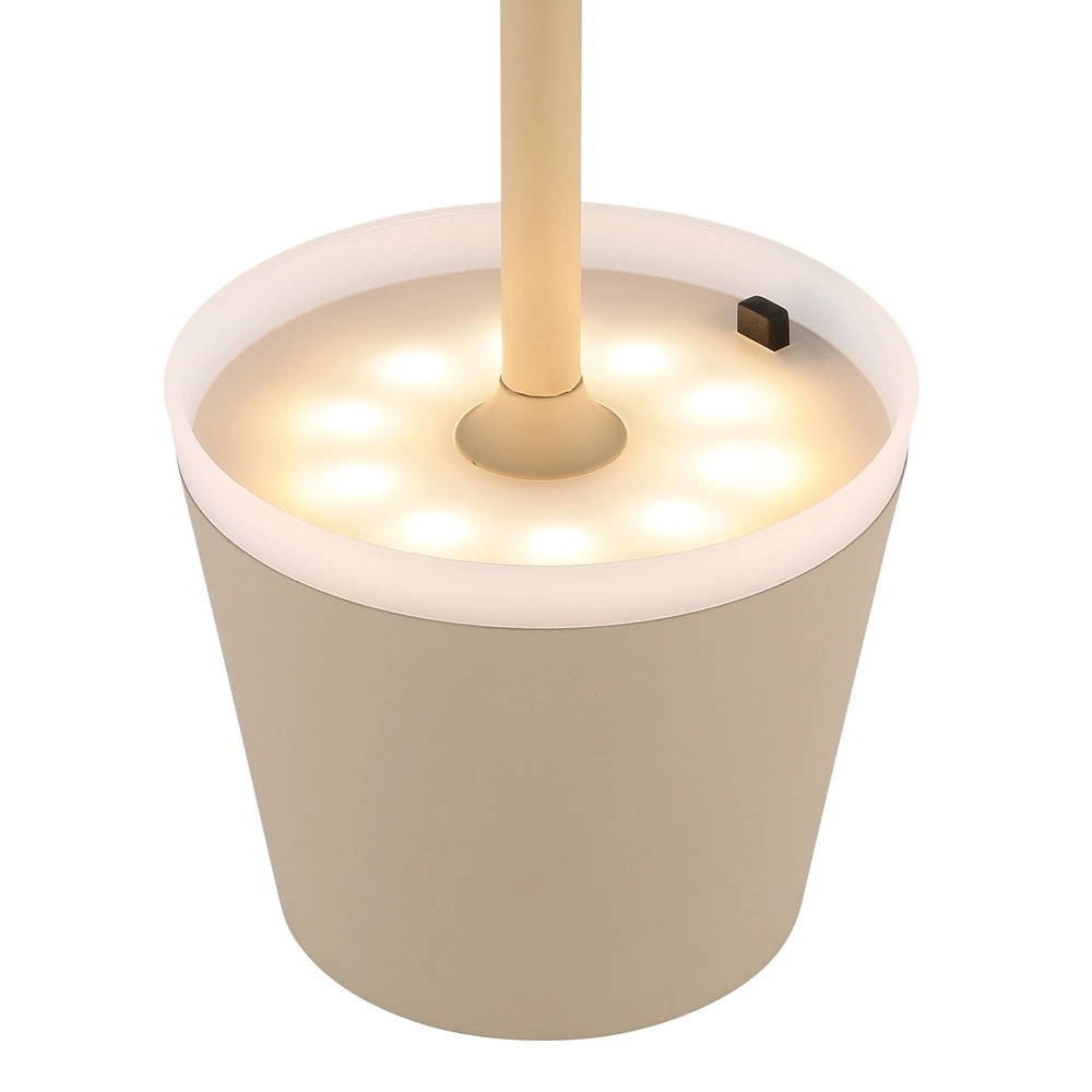Solartischlampe Vannieso Sandbraun Globo 9007371458684