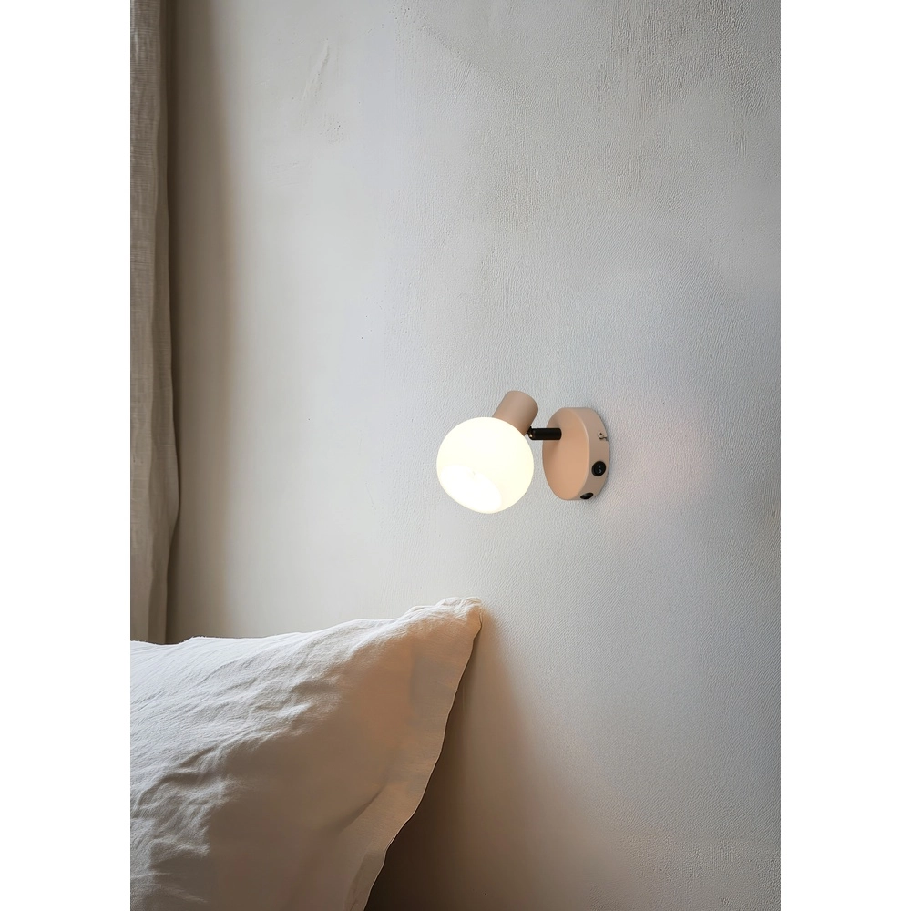 Wandleuchte Boba beige Trio 4017807654585