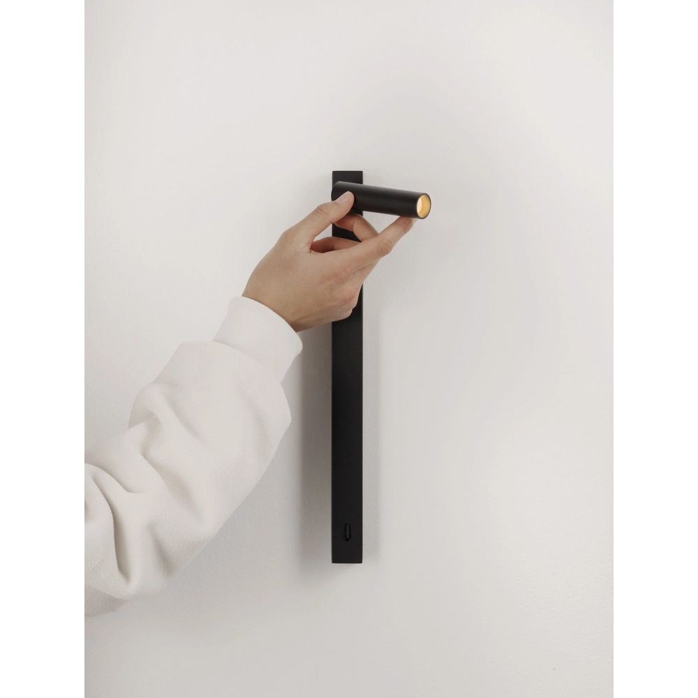 Nachttischlampe Tondo schwarz Lyora 5212017478085