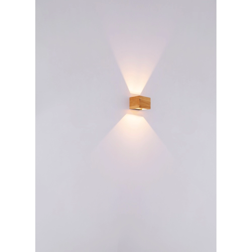 Holzwandlampe Alina Hoch und runter Globo 9007371442591