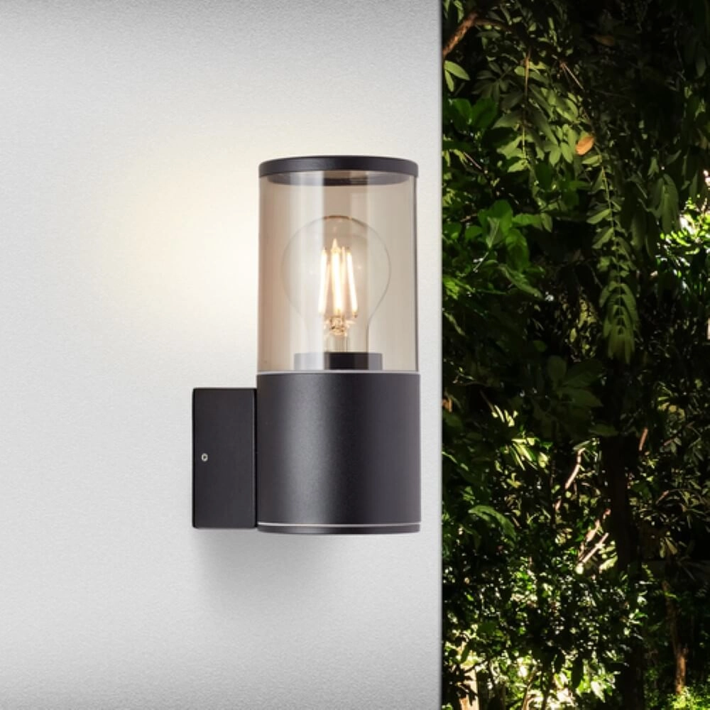 Schwarze Außenlampe Sergioro Brilliant 4004353405662