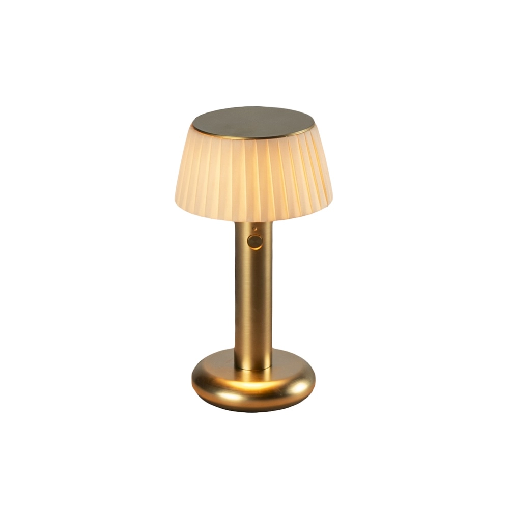 Goldene Tischlampe Grasse Wiederaufladbare Geräte
