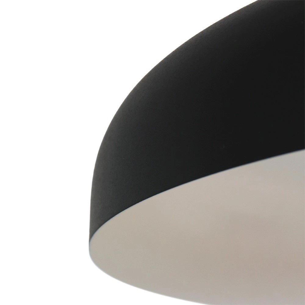 Schwarze Hängelampe Krisip Ø 50cm Steinhauer 8712746132564