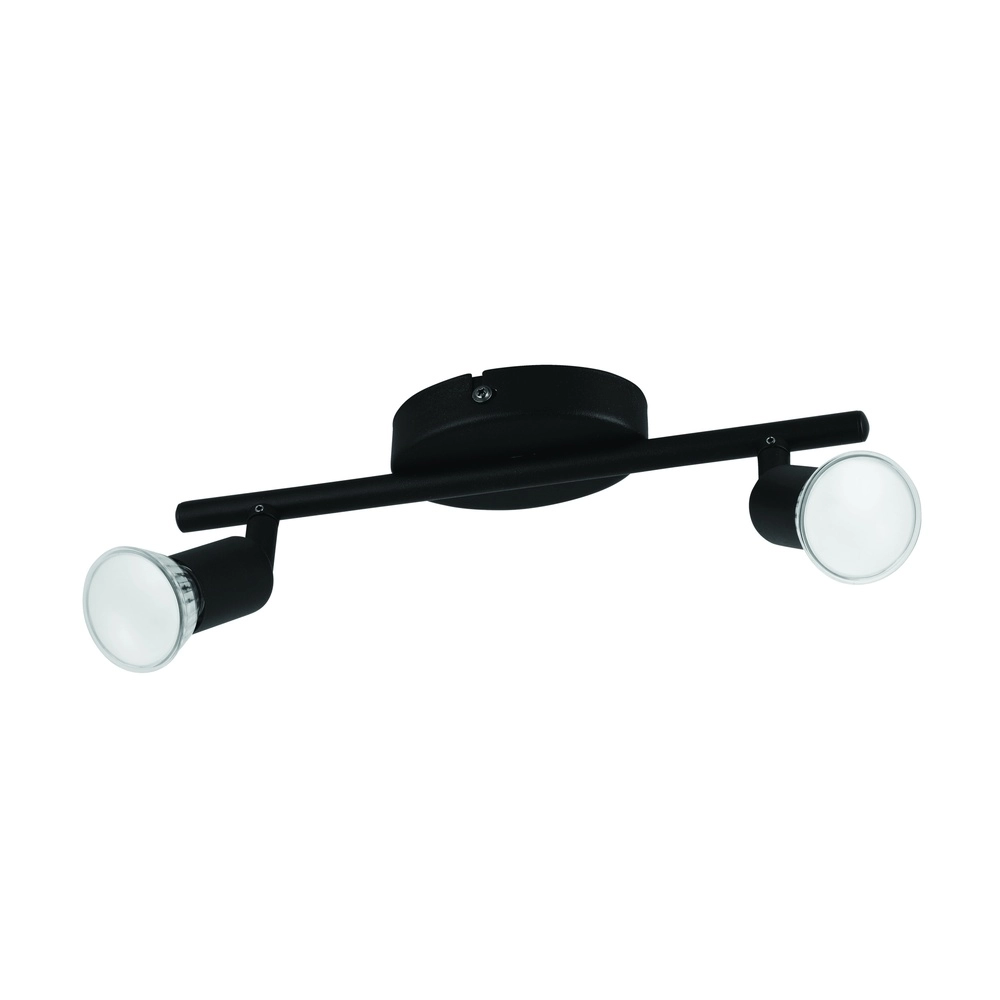 Deckenlampe Buzz-Led 2-Licht Schwarz