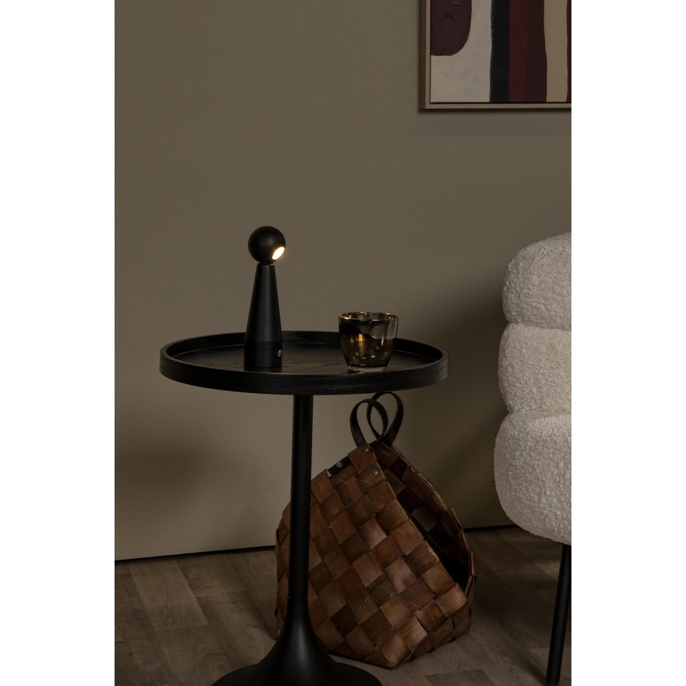 Wiederaufladbare Tischlampe Ipsos Schwarz Lucide 5411212333964