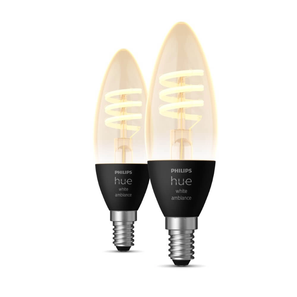 Hue - E14 - 4,6W - White Ambiance 2er-Set Philips 8719514411869