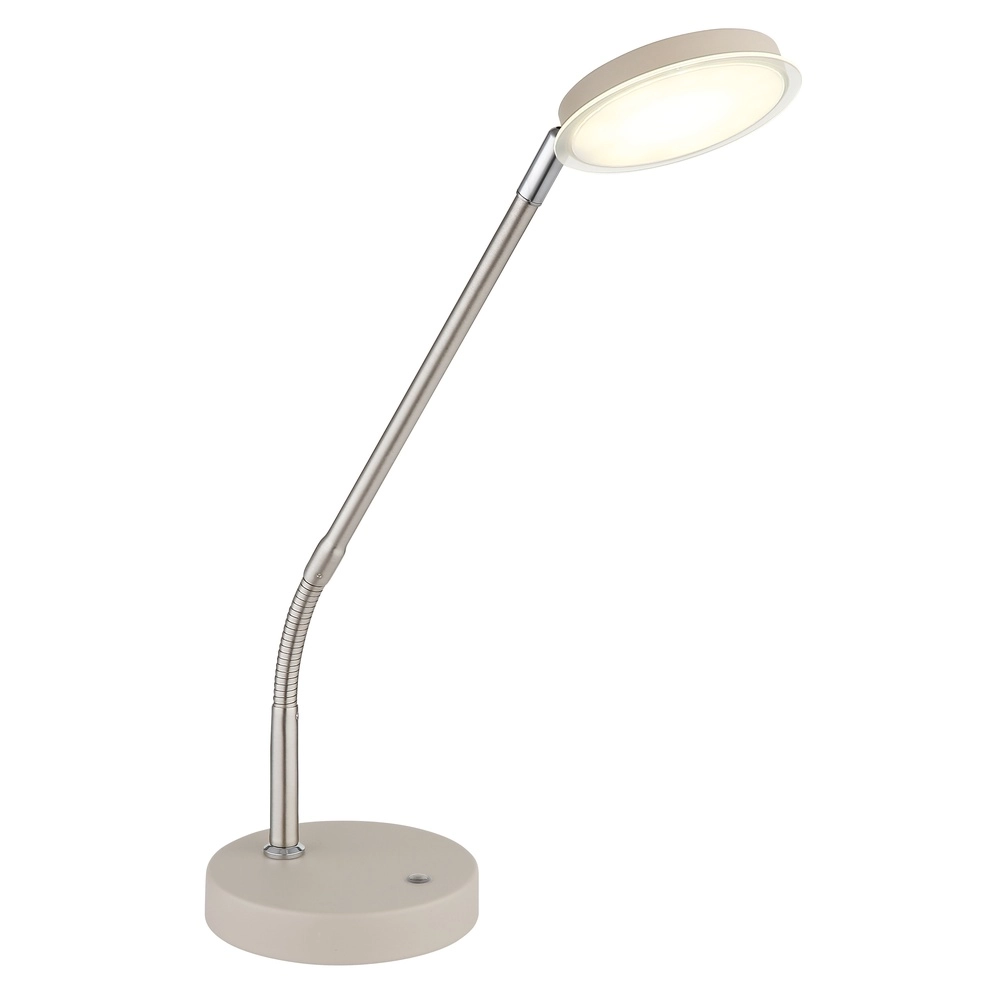 Schreibtischlampe Silvio Sandbraun