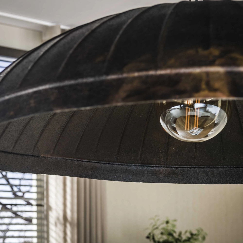 Industrie-Bürolampe Guard Ø 90 cm – geräuchert braun Lyora 8716803511514