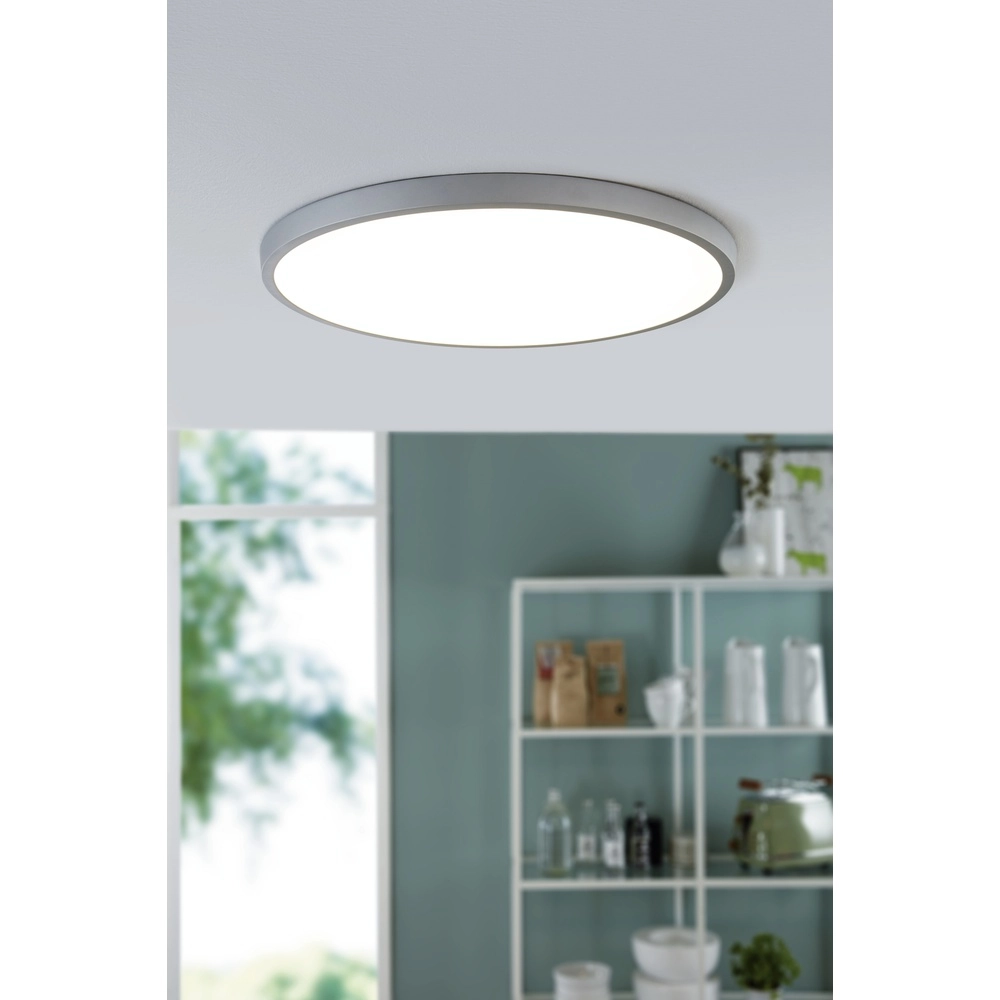 Deckenlicht Fueva 1 silbergrauer Round 4000K Eglo 9002759972769