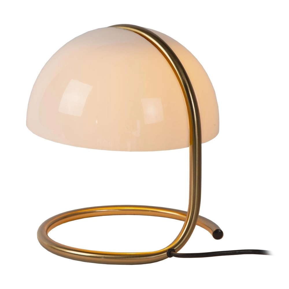 Klassische Tischlampe Cato Weiß Lucide 5411212460851