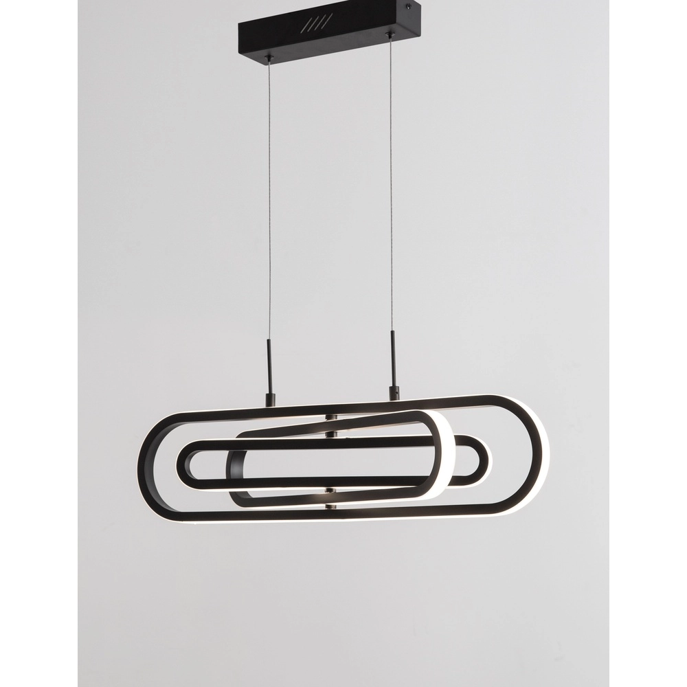 Design-Pendelleuchte Arte Schwarzes Oval Lyora 5212017426000