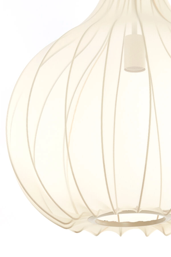 Cremefarbene Pendelleuchte Elati Ø 50cm japandi Light & Living 8717807702731