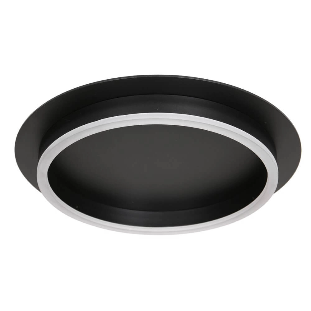 Moderne LED-Deckenleuchte Ringlux schwarz - Ø 32cm Steinhauer 8712746170573