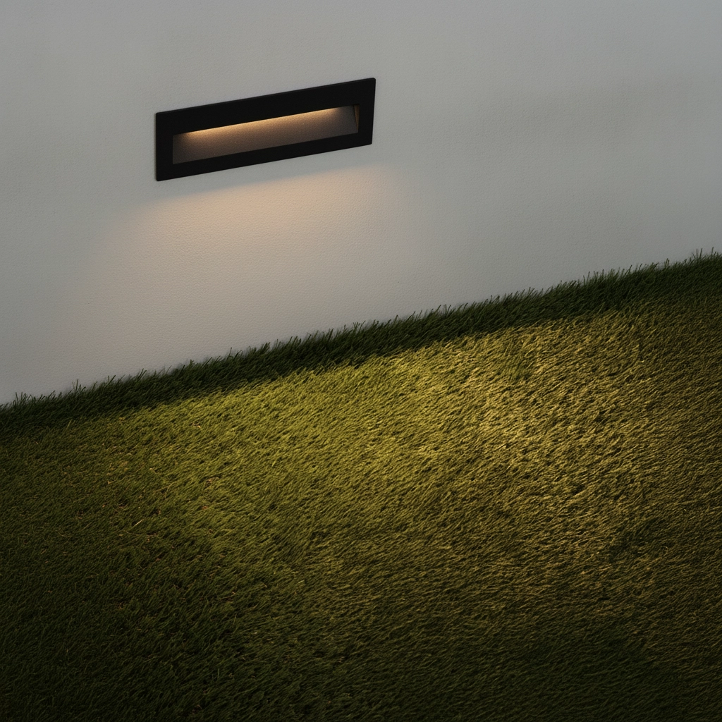 Einbauwandlampe Drat Schwarz