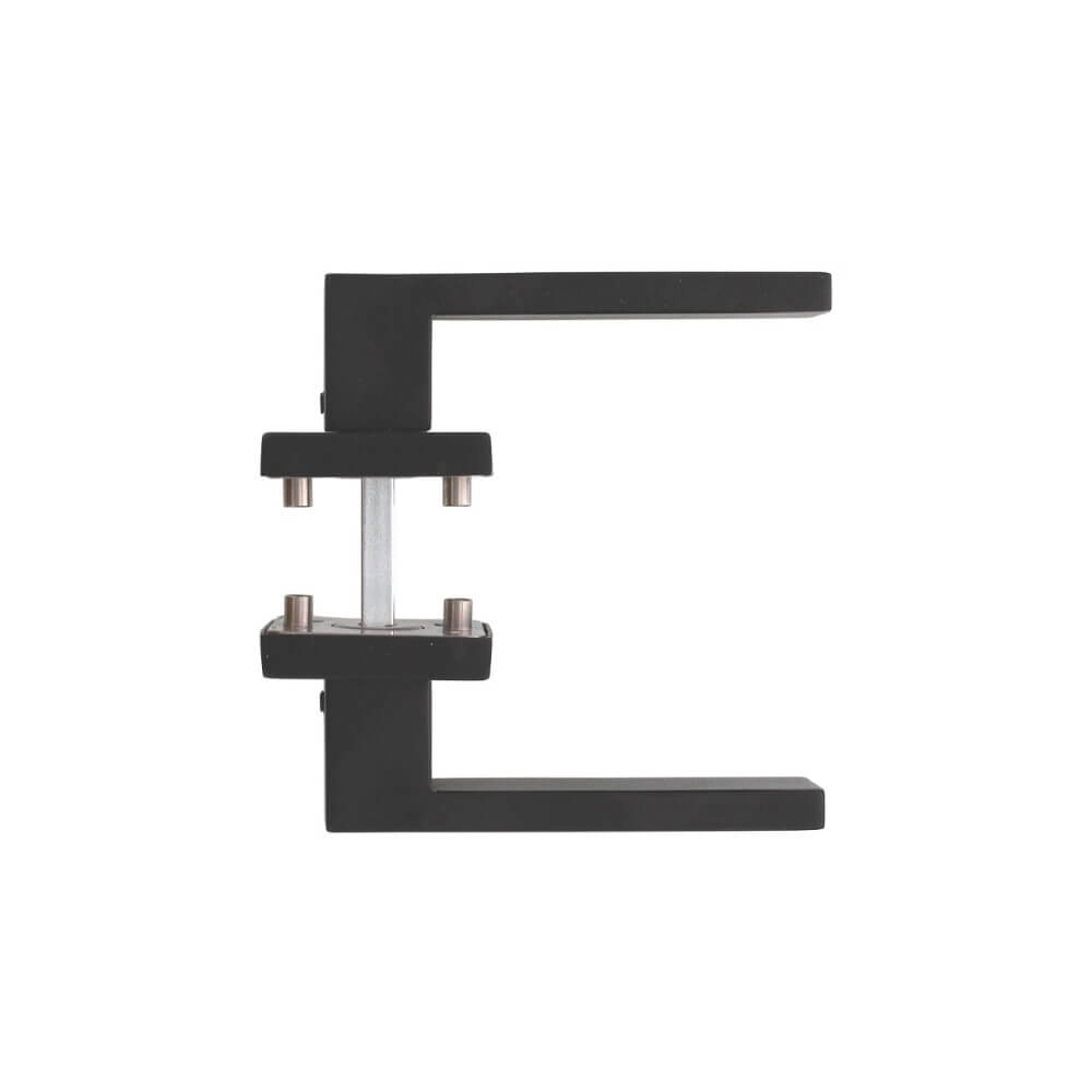 Hintertür-Hardware Amsterdam Quadratisch Schwarz Intersteel 8714186571132